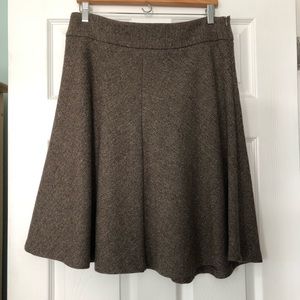 Zara tweed wool skirt